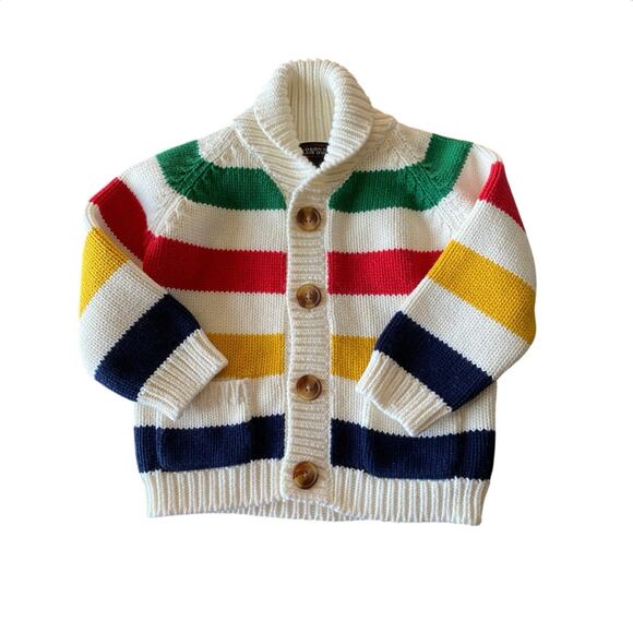 Hudson’s Bay Button-down Sweater Toddler size 12-18 months pre-owned - Picture 1 of 8